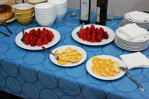 Noite de Teatro Mãe - Algumas iguarias de lanche realizado