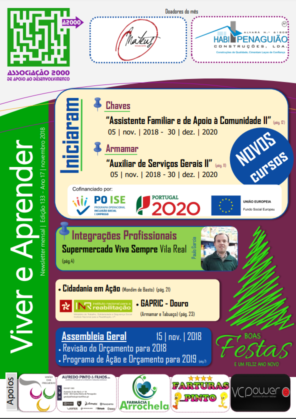 Capa Newsletter Novembro 2018