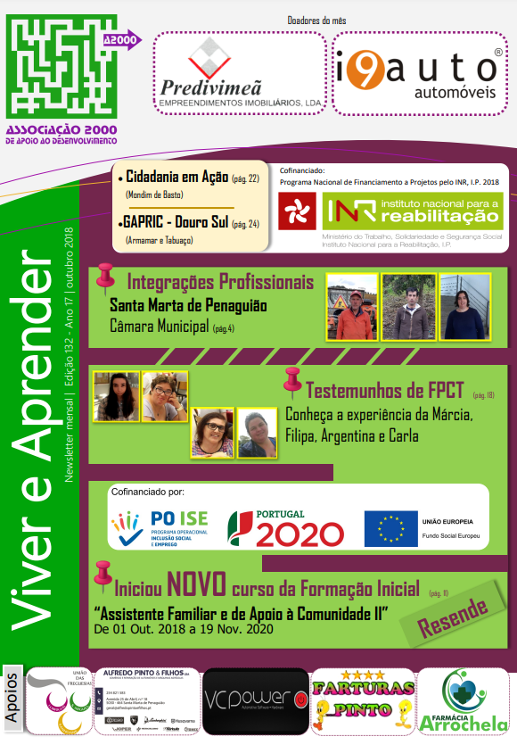 Capa Newsletter Outubro 2018