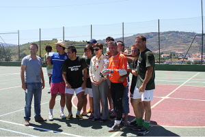Foto de grupo de equipa participante