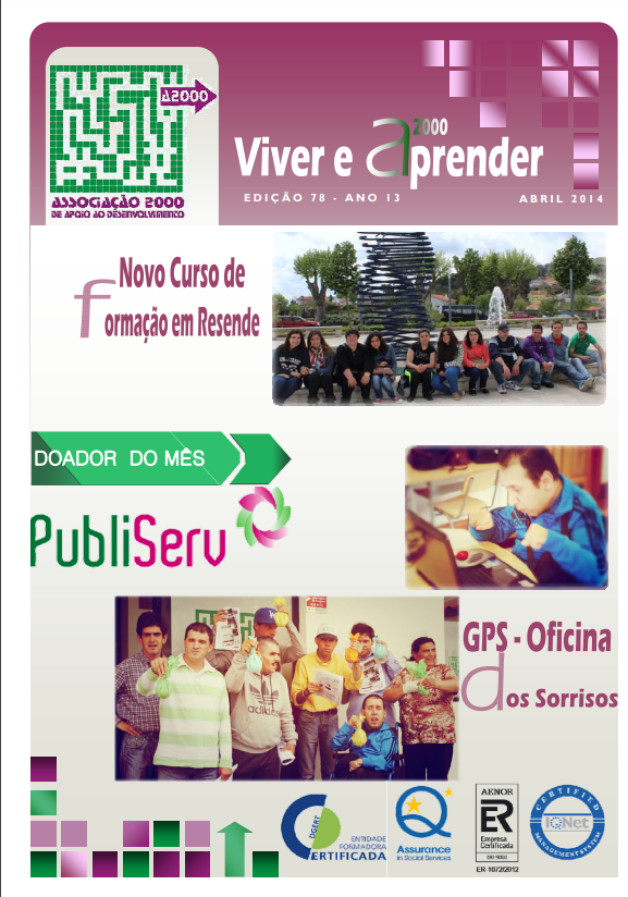 Capa Newsletter Abril 2014
