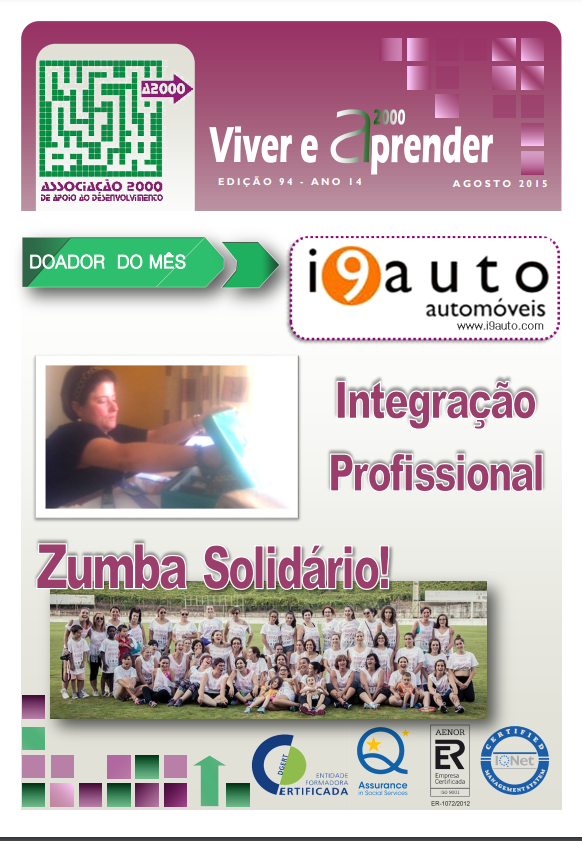 Capa Newsletter Agosto 2015