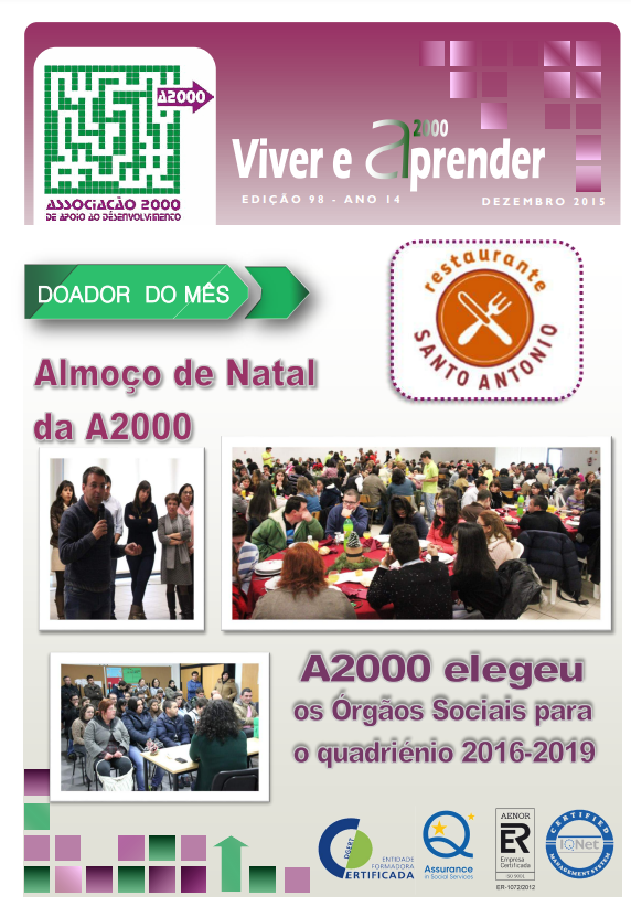 Capa Newsletter Dezembro 2015