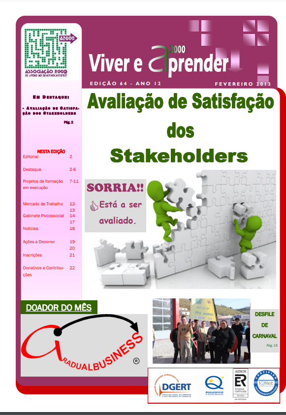 Capa Newsletter Fevereiro 2013