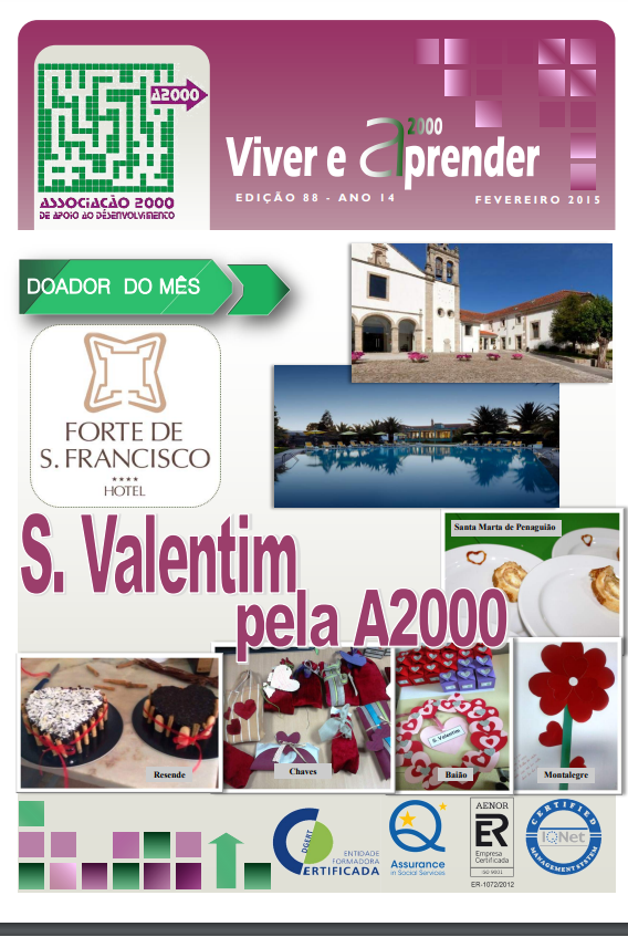 Capa Newsletter Fevereiro 2015