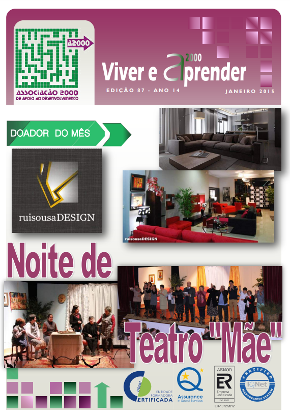 Capa Newsletter Janeiro 2015