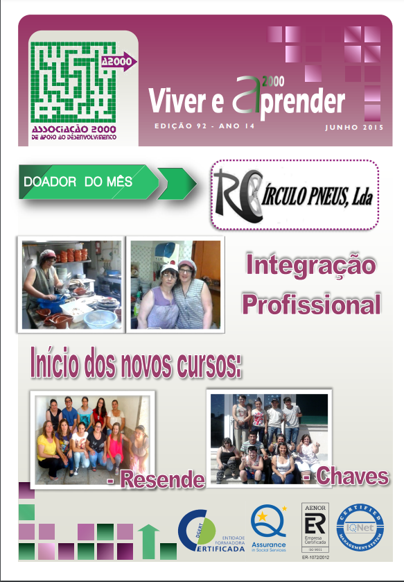 Capa Newsletter Junho 2015