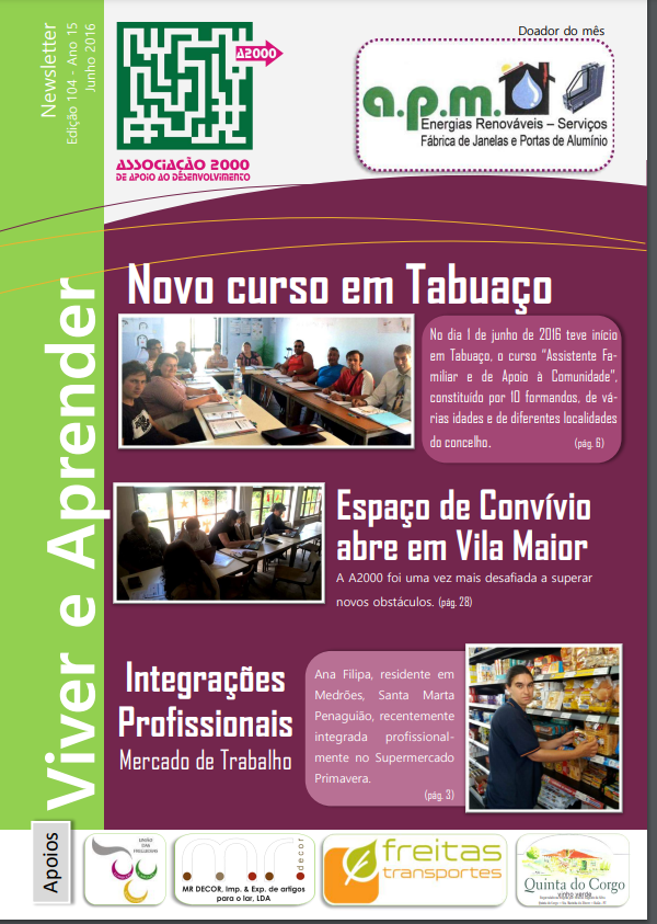 Capa Newsletter Junho 2016