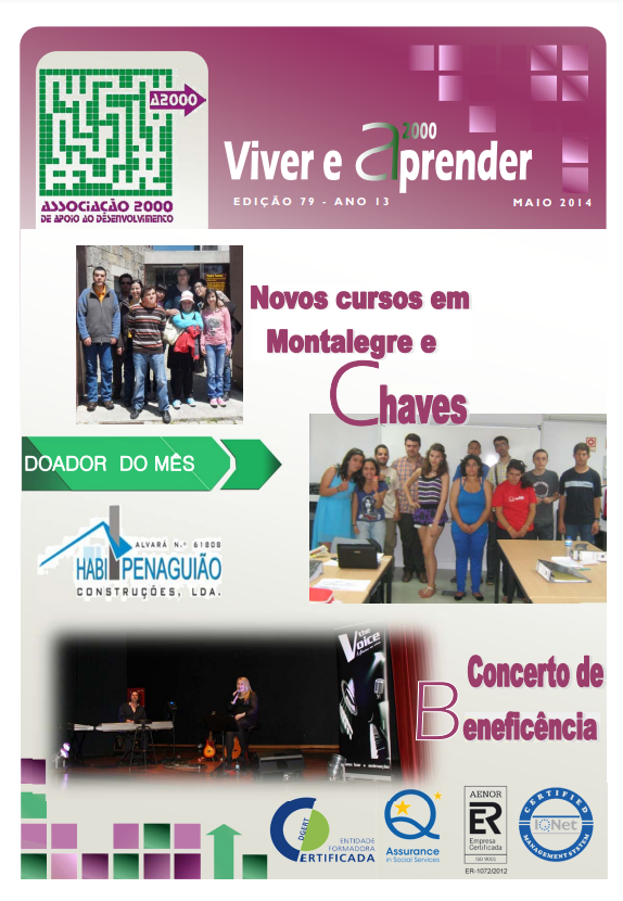 Capa Newsletter Maio 2014