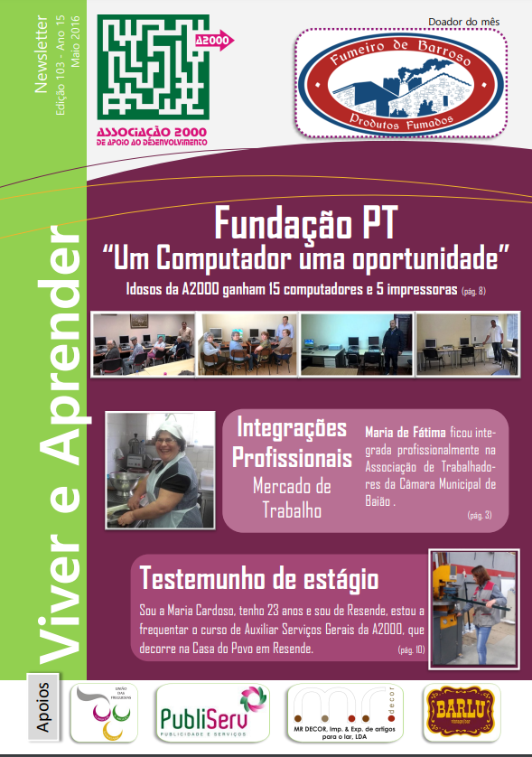 Capa Newsletter Maio 2016