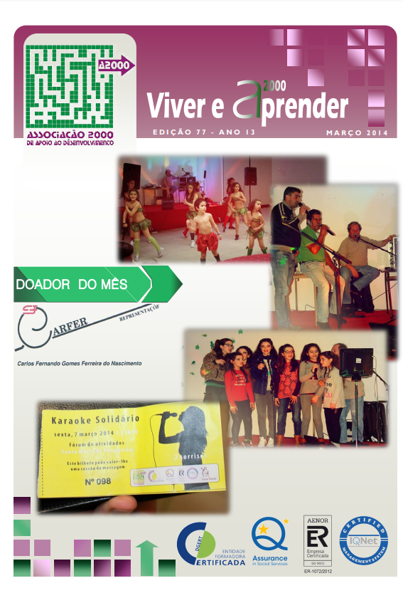 Capa Newsletter Março 2014