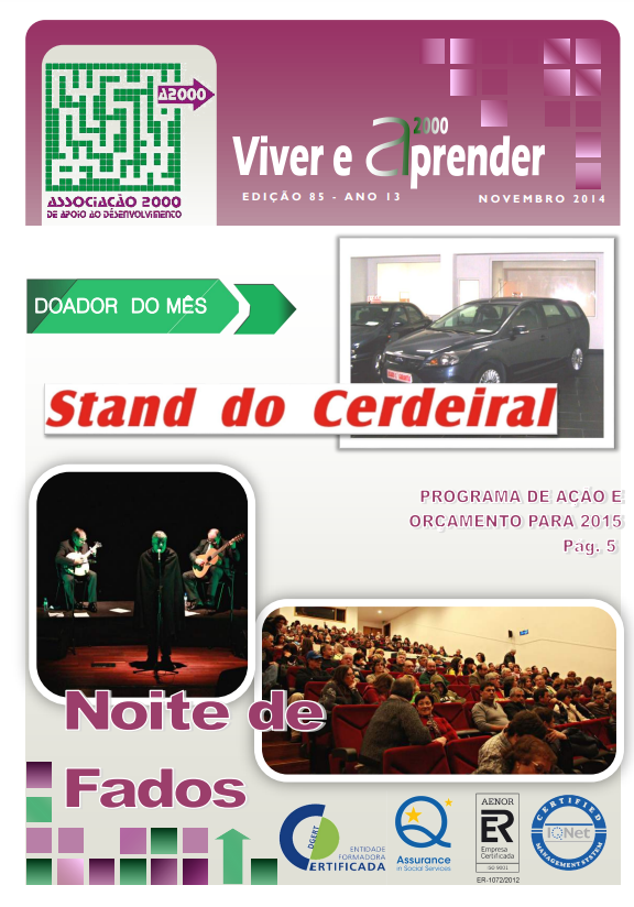 Capa Newsletter Novembro 2014