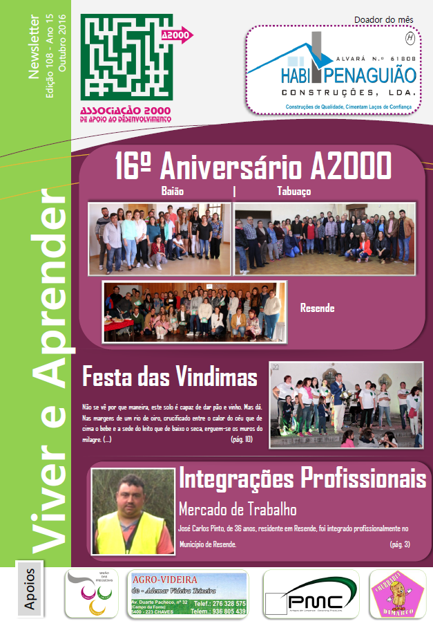 Capa Newsletter Outubro 2016