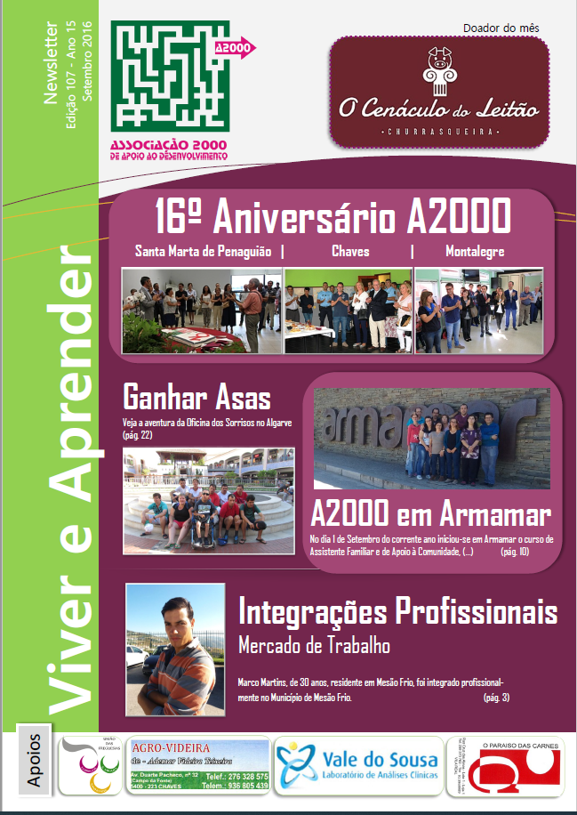 Capa Newsletter Setembro 2016