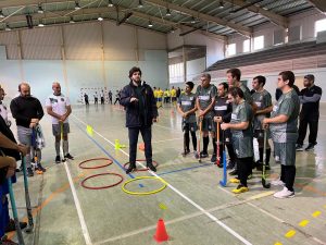 Clientes do CAARPD participam em torneio de hóquei