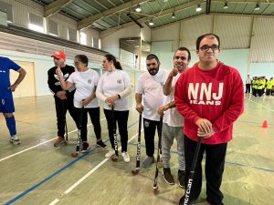 Clientes do CAARPD participam em torneio de hóquei