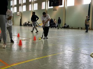 Clientes do CAARPD participam em torneio de hóquei