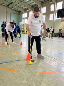 Clientes do CAARPD participam em torneio de hóquei