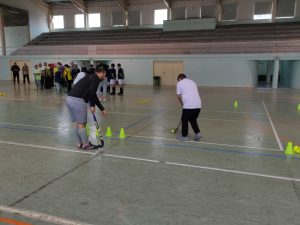 Clientes do CAARPD participam em torneio de hóquei